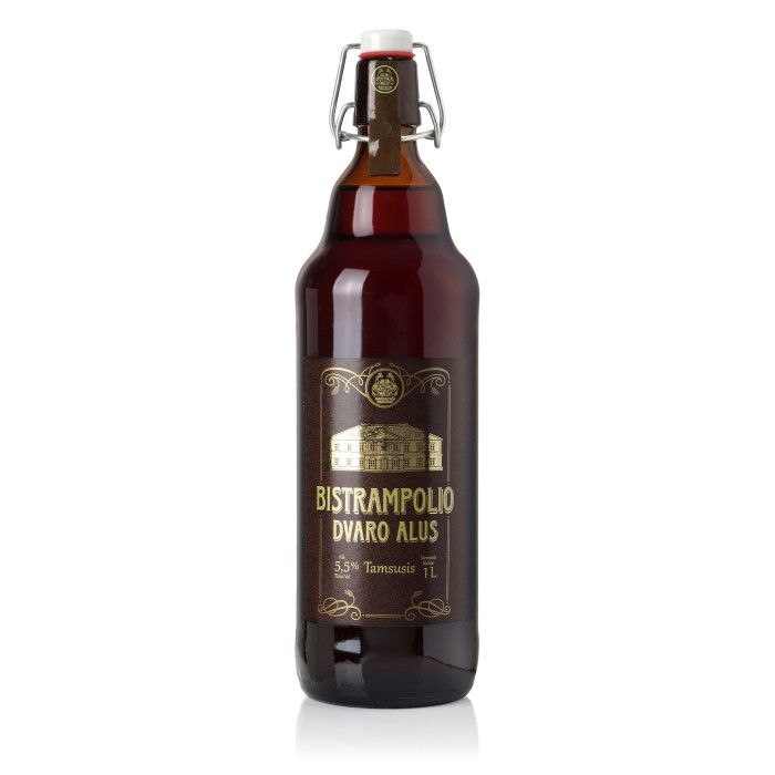 Пиво Bistrampolio Dvaro dark 5,5% 1л